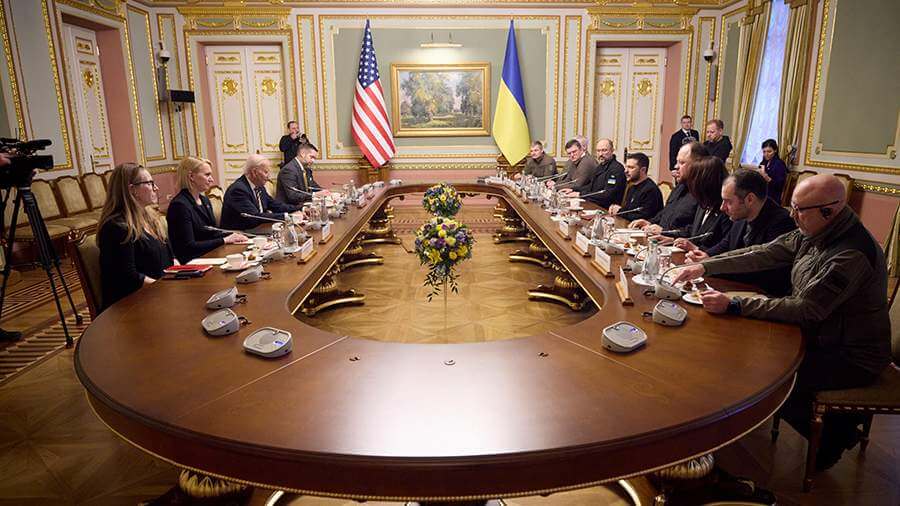 American lieutenant colonel called Biden's visit to Kyiv staged
