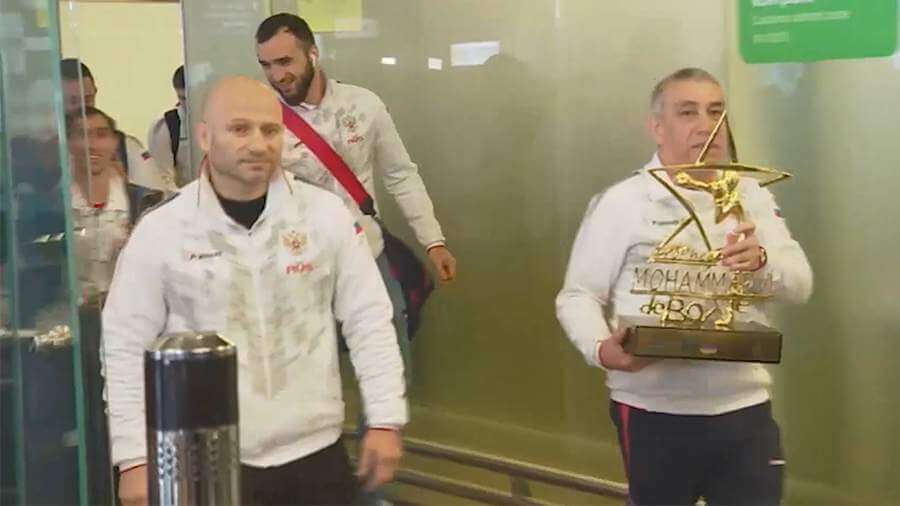 Russian boxers arrived in Russia after 12 victories at the tournament in Morocco
