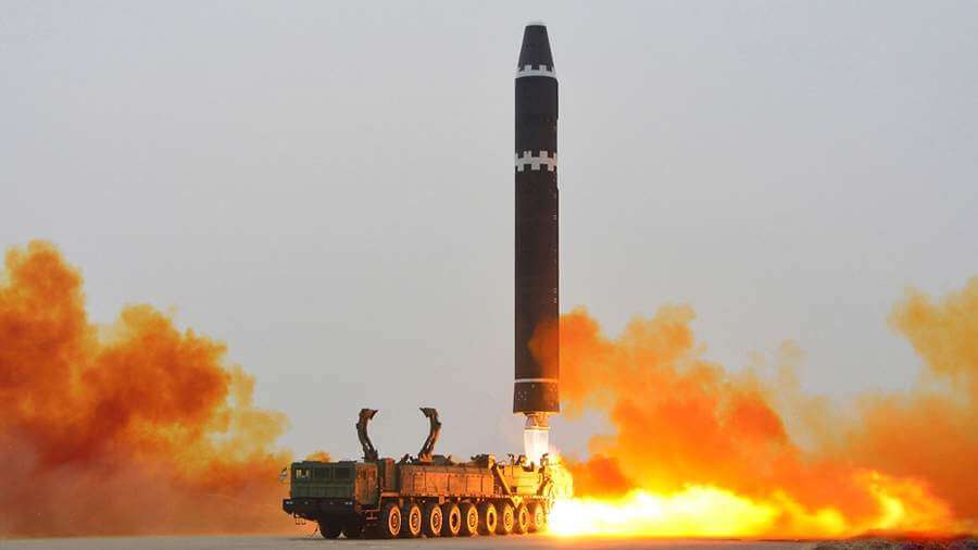 South Korea announces launch of Hwaseong-15 ballistic missile by North Korea
