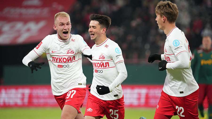 Spartak beat Lokomotiv 1:0 in the RPL match
